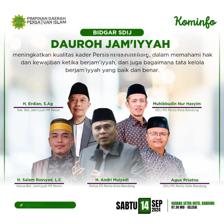 Dauroh Jamiyyah SDIJ PD PERSIS Provinsi Nusa Tenggara Barat